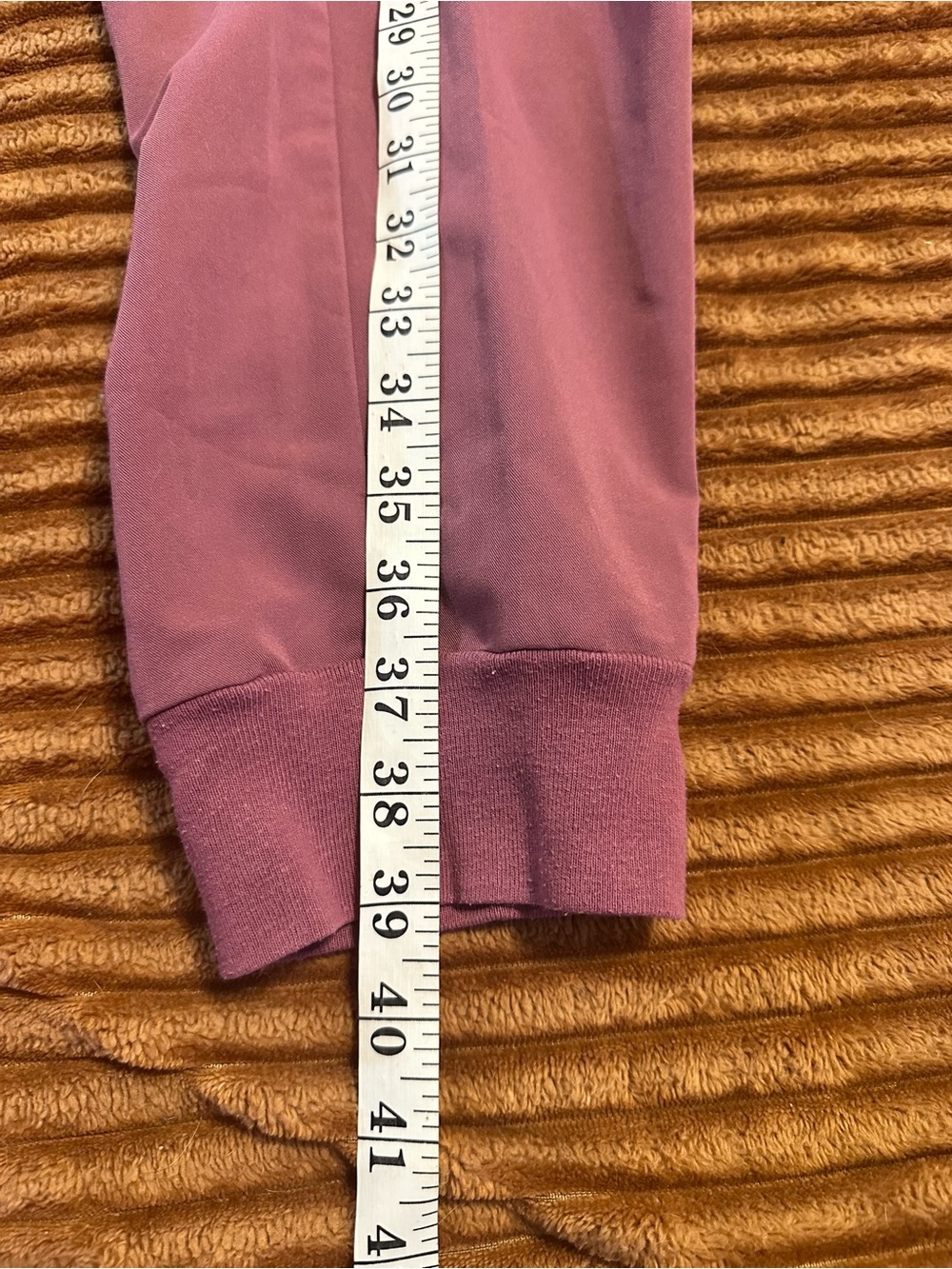 Mandala Scrubs Women's XL Mauve High Waist Jogger Pants Equa-Tek 9 Pocket - Picture 11 of 11